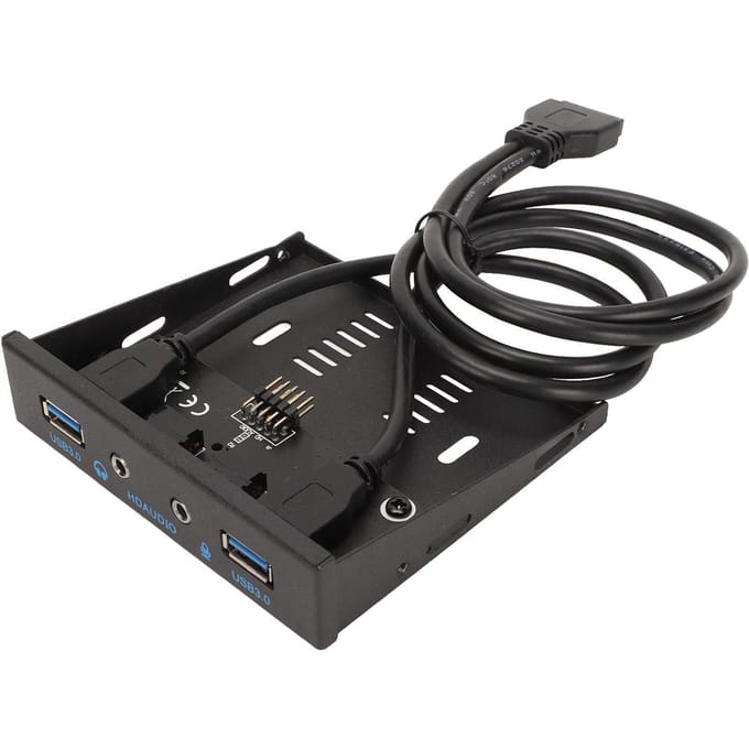 USB Frontpaneel USB 3.0 4 Poorten Stabiele Overdracht Storingvrij Ondersteuning Hot Plugging 3,5 Inch Voorkant black