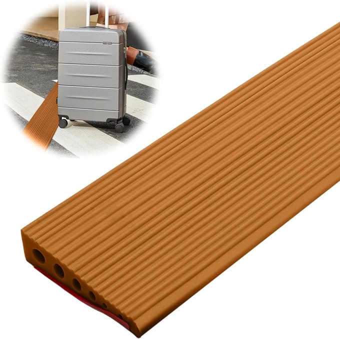Antislip Drempelhelling PVC voor Rolstoel en Kinderwagen 100 cm