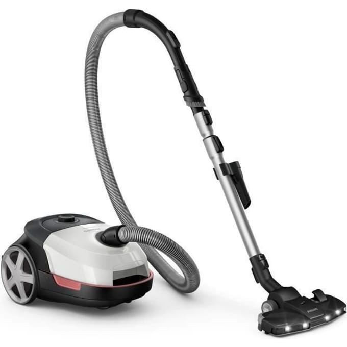Stofzuiger met zak - PHILIPS - XD6122/12 - Serie 6000 - 900W - 77db - Wit
