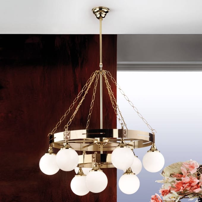 ORION Prachtige luchter ELEGANZIA in Jugendstil-look