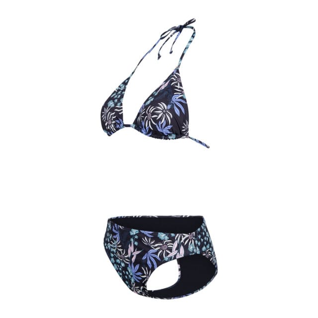 Brunotti - Lollypop-Print - Bikini Set Zwart - Dames - Slide Triangel Bikini Top - 42