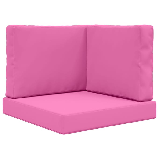 vidaXL - Buitenbankkussen - Polyester - Roze - 60 - x - 60 - cm