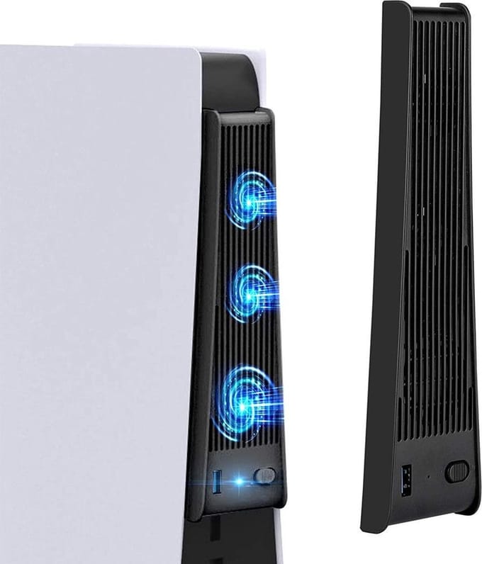 MMOBIEL Externe koelventilatoren Fans voor PlayStation PS5 Digital Edition