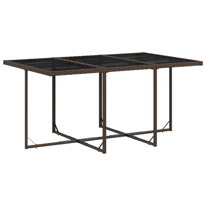 vidaXL - 11-delige - Tuinset - met - kussens - poly - rattan - bruin