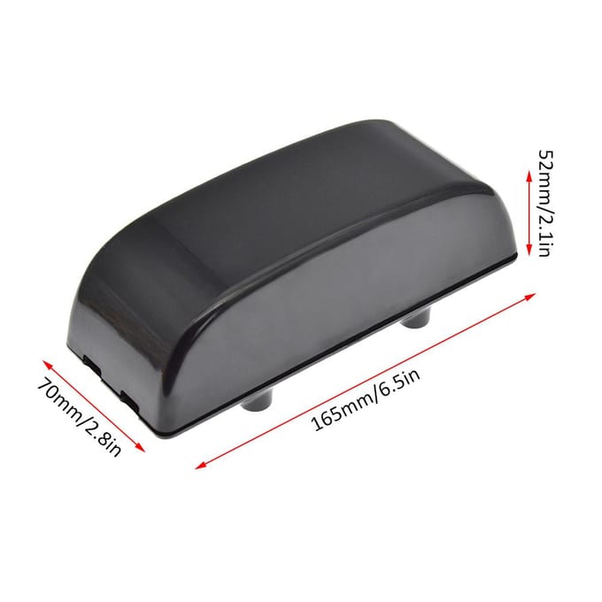 Ebike Controller Box Elektrische Fiets Controller Case Elektrische Fiets Conversie Kit Plastic Ebike zwart