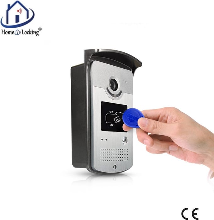Home-Locking buiten deurbel camera voor binnen paneel/scherm videofoon T-2101B. T-2102A