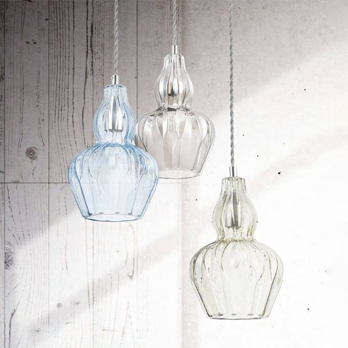 Maytoni Hanglamp Eustoma met helder glas