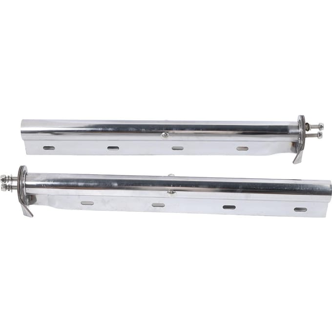 1 Paire Support de Garde-boue Espacement des Boulons de 1‑1 8 Pouces Longueur de 28 Pouces Acier Inoxydable Remplacement de Support de Garde-boue pour Freightliner white