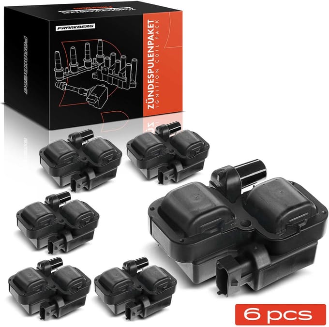 Frankberg 6x Ontstekingsmodule Ontstekingsspoel voor Benz W169 W245 W