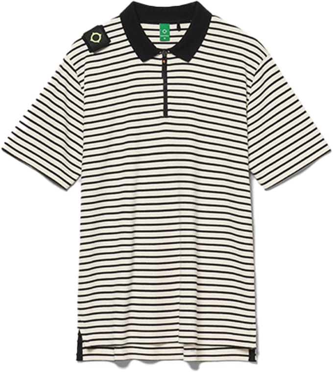 Ma.Strum Stripe Badge Polo