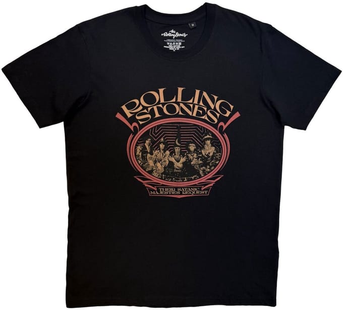 The Rolling Stones - Medieval Band Heren Tshirt - S - Zwart