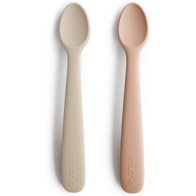 Mushie Kinderbestek Set Lepels - Blush / Shifting Sand