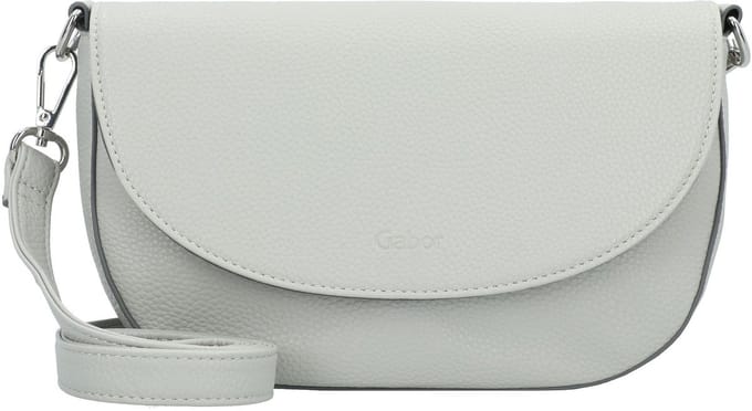 Gabor Schoudertas Linda Saddle Bag Light Grey Lichtgrijs