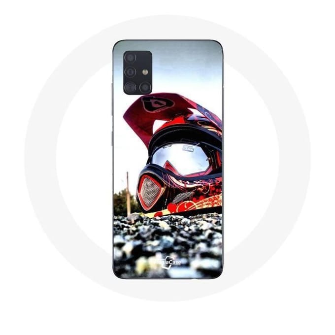 Coque - maniacase - Samsung Galaxy A71 - Souple - Noir - MotoCross noir