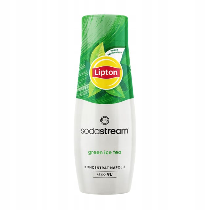 Sodastream Lipton Ice Tea Pêche + Citron + Thé Vert Pack de 3 concentrés