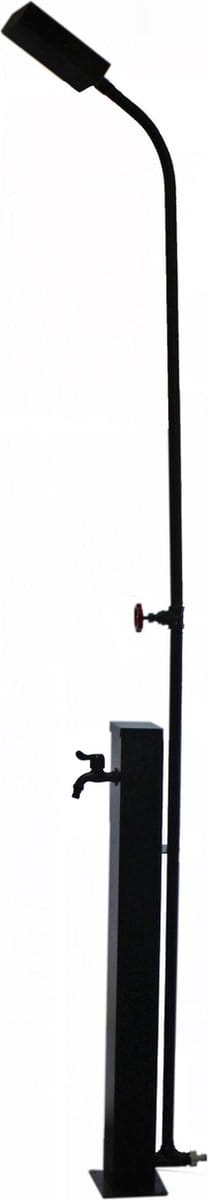 Magma Buitendouche / Tuindouche zwart gecoat RVS