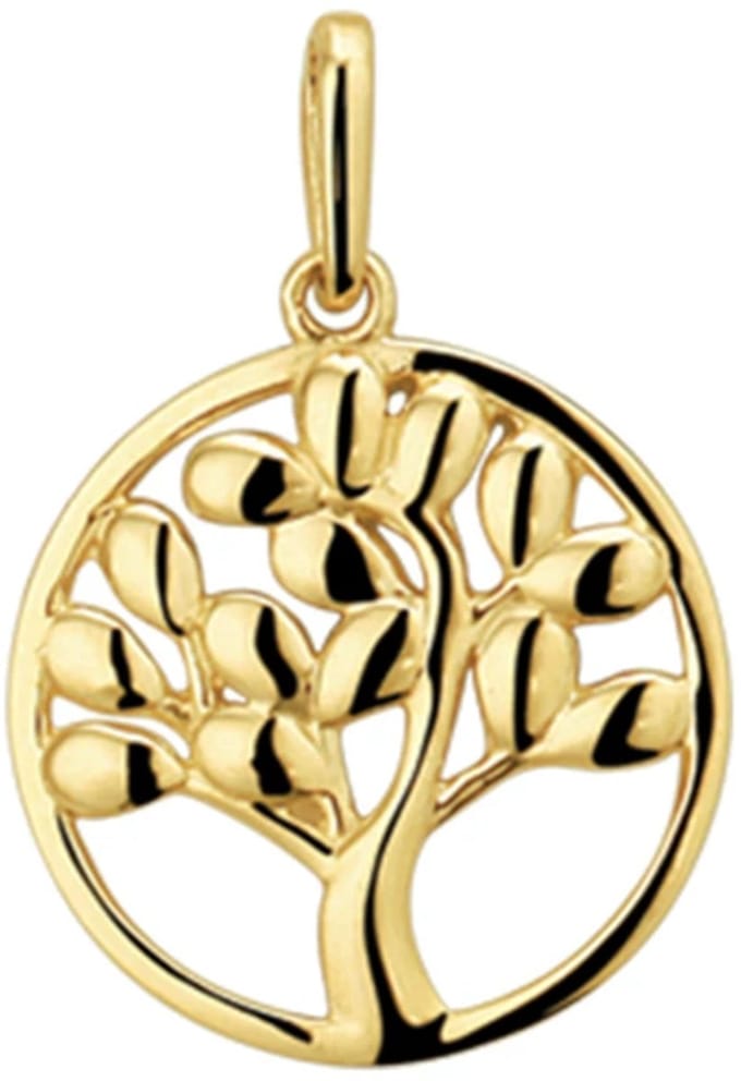 9K Geelgouden 9k hanger levensboom 11 mm - 8000271