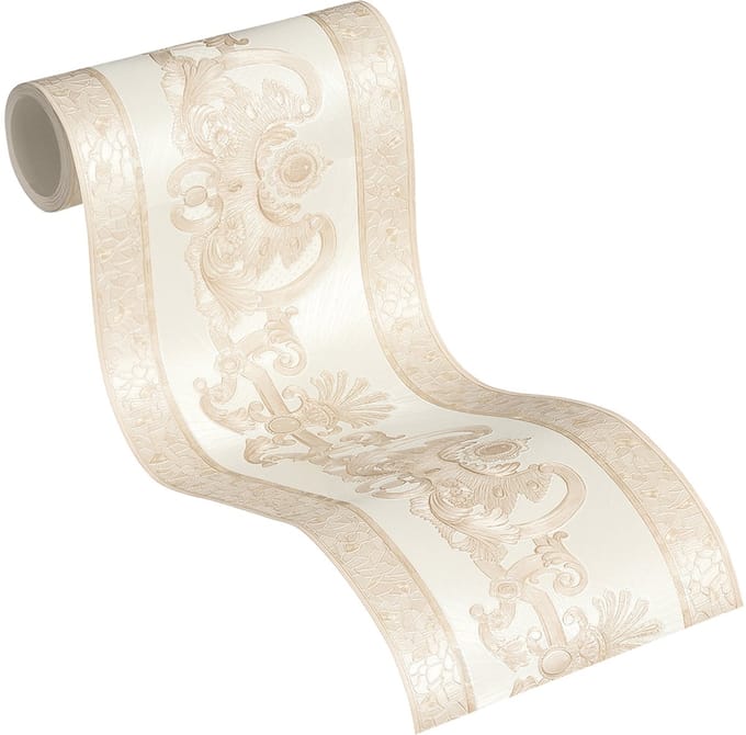 TRADITIONELE ORNAMENTEN BEHANGRAND | beige goud - A.S. Création Only Borders 11