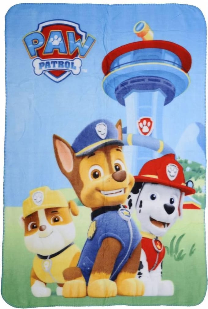 PAW Patrol Chase, Marshall, Rubble - Fleece plaid  - 100 x 140 cm - Multi