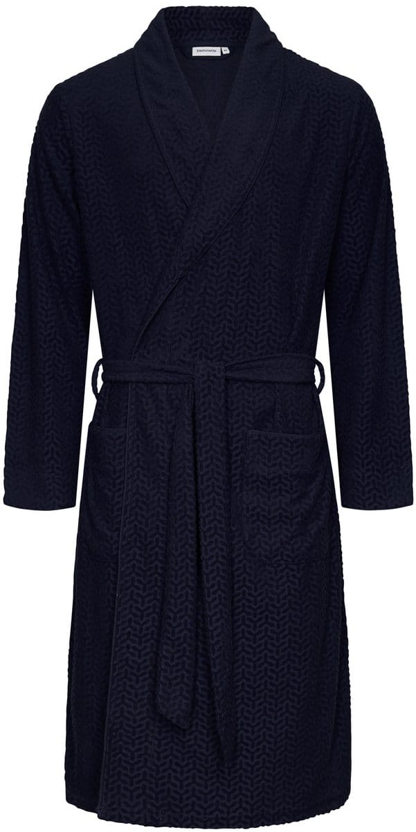 Pastunette Badjas Blue Breeze - Badstof - Blauw - Maat 3XL