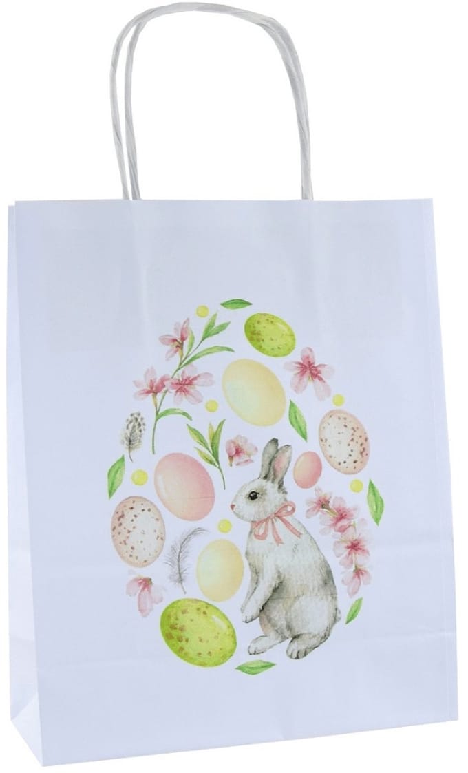 Paas Papieren Tas A5 18x8x22 cm - Met Paskast Print - 1 Stuk