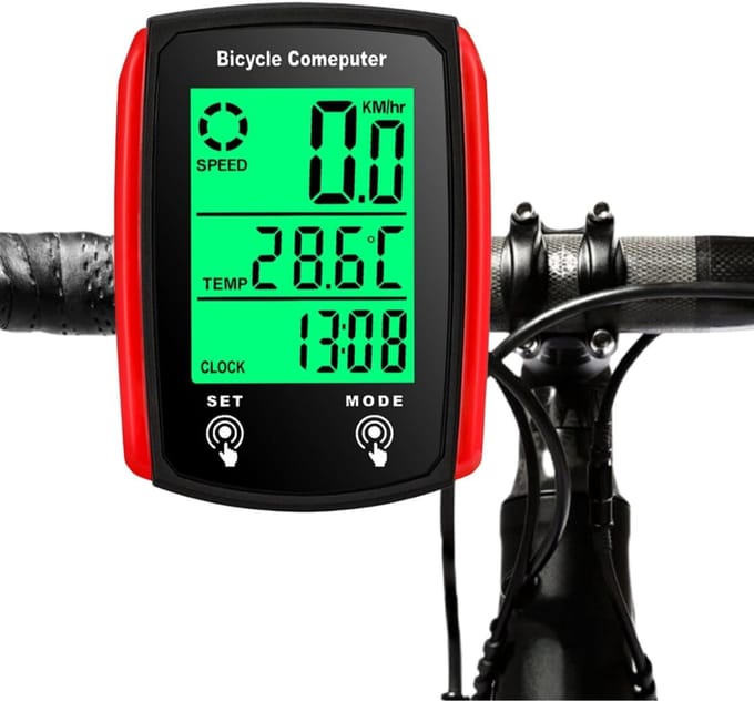 CRLYN® Kilometerteller Fiets - Snelheidsmeter - Fietscomputer