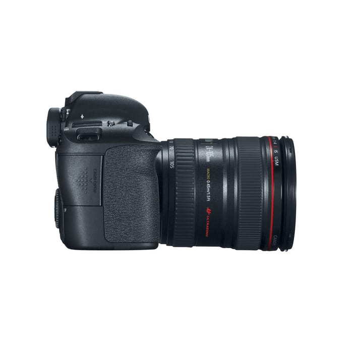 Canon EOS 6D Full Frame DSLR Camera + EF 24-105mm f/4L IS USM Zoomlens zwart