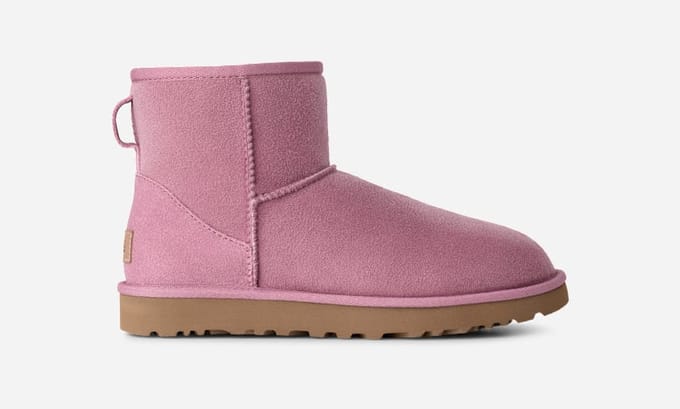 UGG® Classic Mini II for Women in Dusty Orchid, Size 8, Twinface/Polyester/Leather