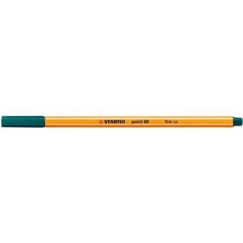 STABILO point 88 - Fineliner 0,4 mm - Turquoise Groen - per stuk