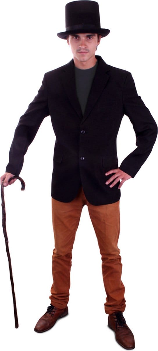Chique Zwart Colbert Zondag Man