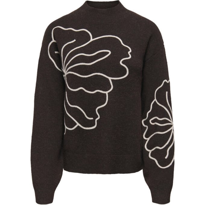Jacqueline de Yong Jdyjella ls flower pullover knt noos dessin