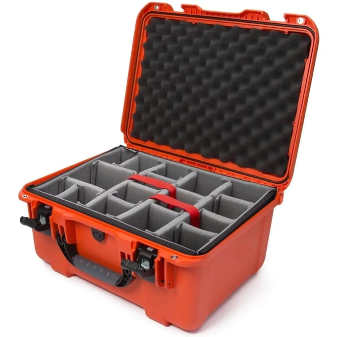 Nanuk 933 Case with padded divider - Orange - Waterdichte koffer