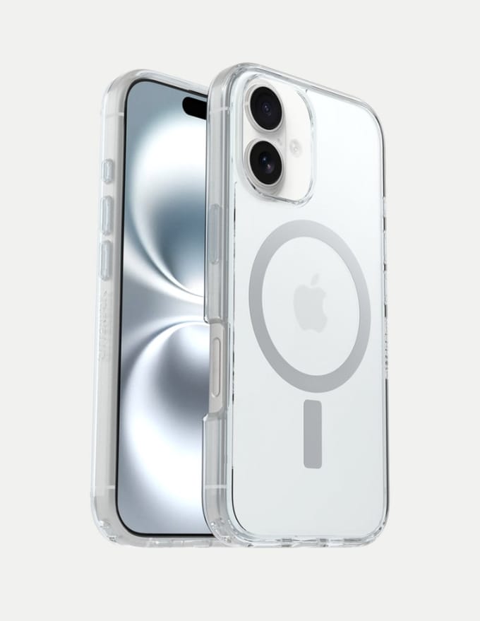 OtterBox React MagSafe Case Apple iPhone 16 Clear