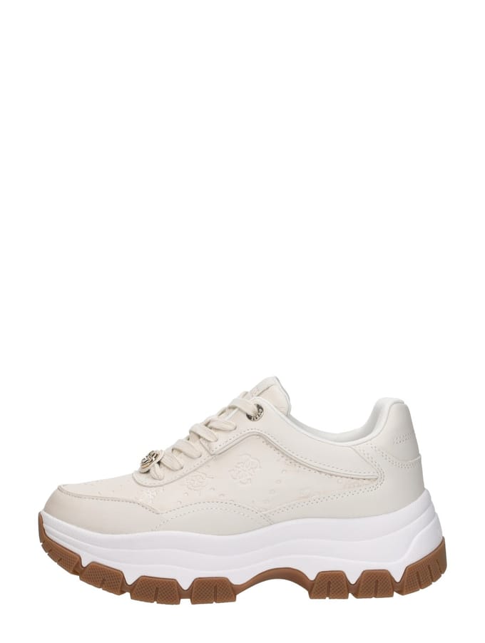 Guess Berrett 2 Sneakers Laag - beige - Maat 39