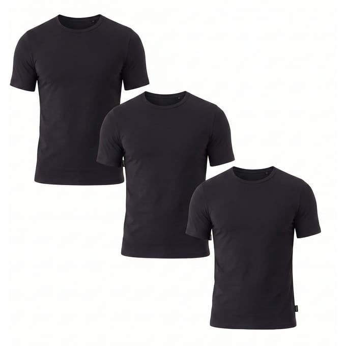 Verpakking van 3 Heren T-shirts met Korte Mouwen 50534019
