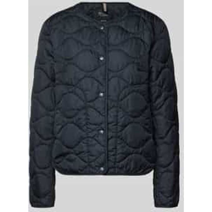 camel active Blouson met drukknoopsluiting - Maat womenswear-46 - Marineblauw