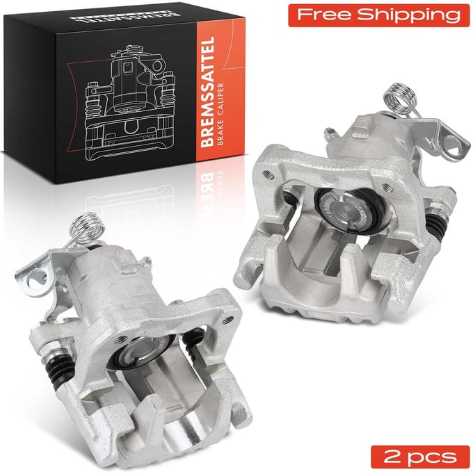 Frankberg 2x Remklauw Achteras voor VW Jetta III 1K2 Audi