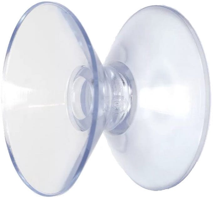 40mm Zuignap Dubbelzijdig - Transparant - type: GZ-404
