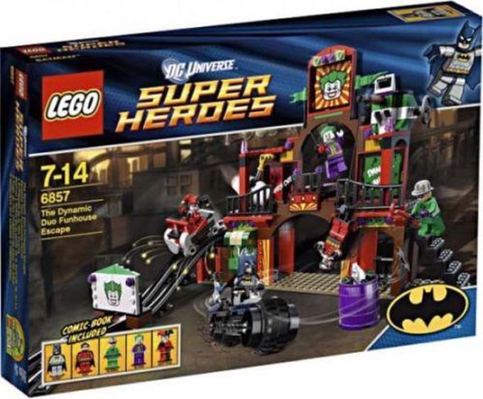 LEGO DC Comics Super Heroes The Dynamic Duo Funhouse Escape, Bouwpakket, 7 jaar, 380 stuk(s)