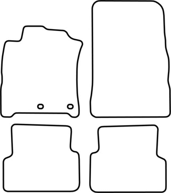 Automatten | Mattenset Renault Modus - 2004 - 2008