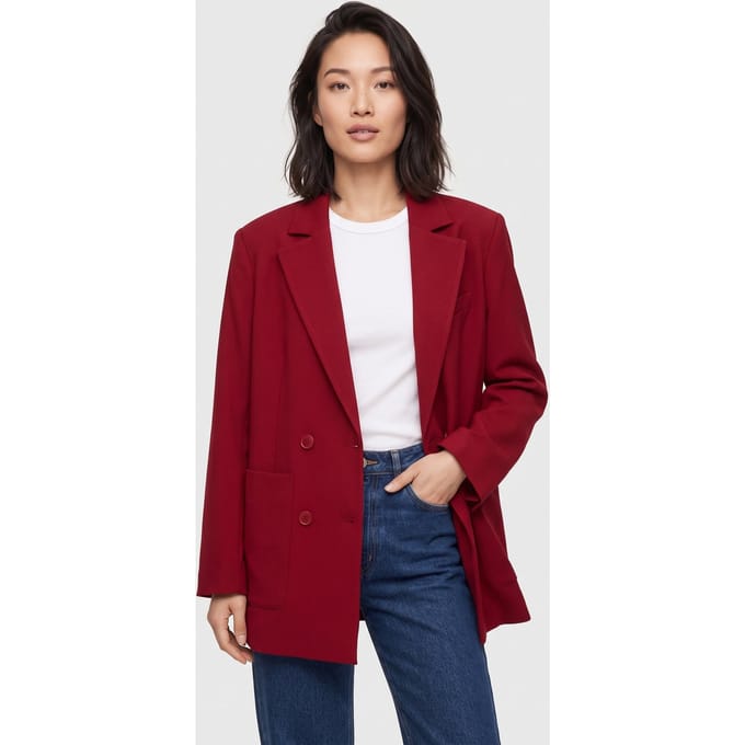 & Other Stories X Libby Wool Blazer Red Taglia: 40 | Blazers Outlet | Donna | Rosso