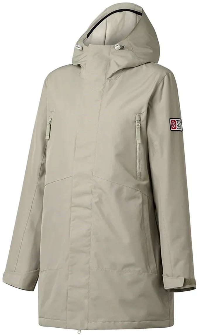 Ternua Labrador Parka Groen,Grijs XS Vrouw