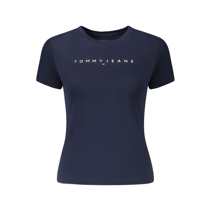 Tommy Hilfiger Tjw Slim Linear Tee Dark Night Navy Größe: M | Hemden Outlet | Damen | Schwarz
