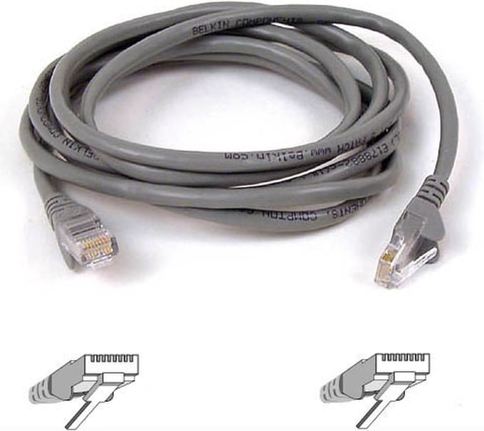 Belkin RJ45 FastCat 5e-patchkabel  - Grijs / 1 m