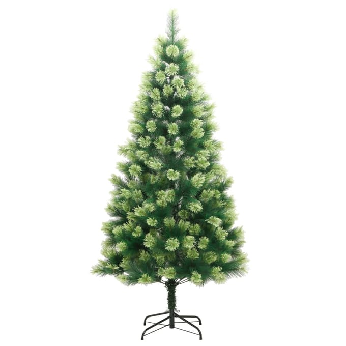 vidaXL - Kunstkerstboom - met - scharnieren - en - standaard - 150 - cm