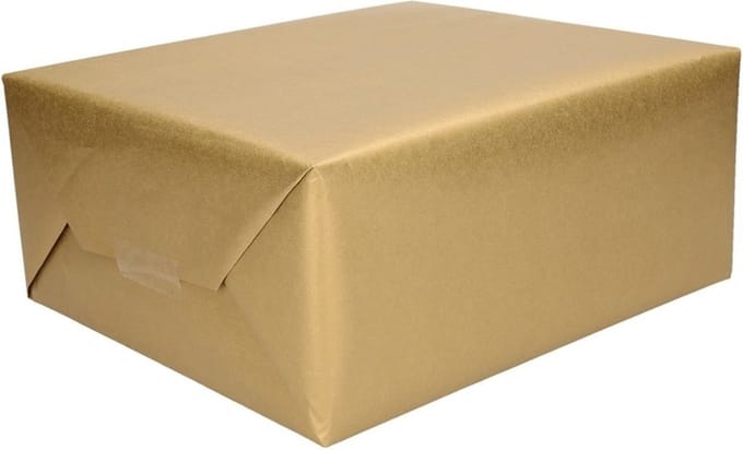 Cadeaupapier goud - 500 x 50 cm