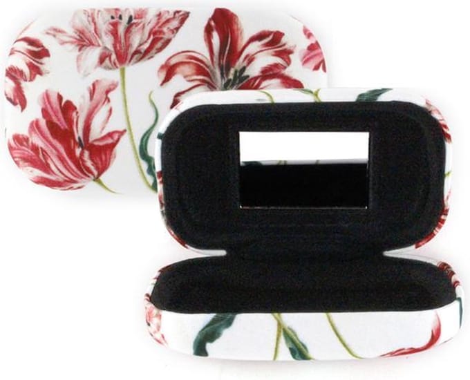 Lipstick-lens-reis doosje, Merian, Drie tulpen