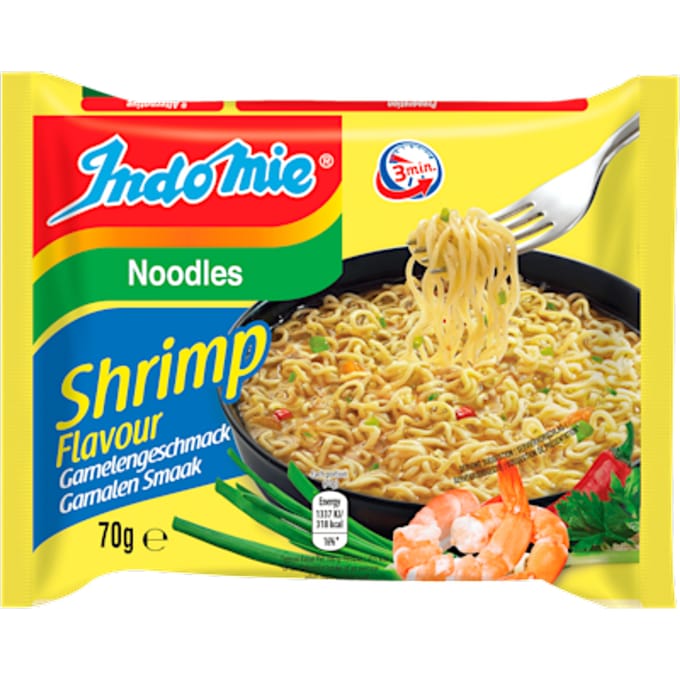 Soupe instantanée crevettes 70g - indomie