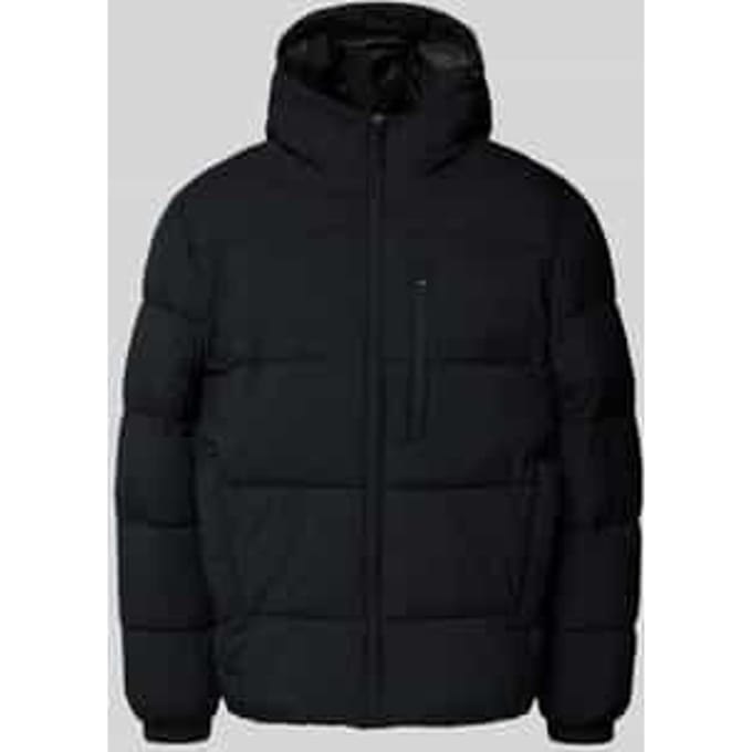 Tom Tailor Denim - Lichtgewicht pufferjas met capuchon - Maat S - Black