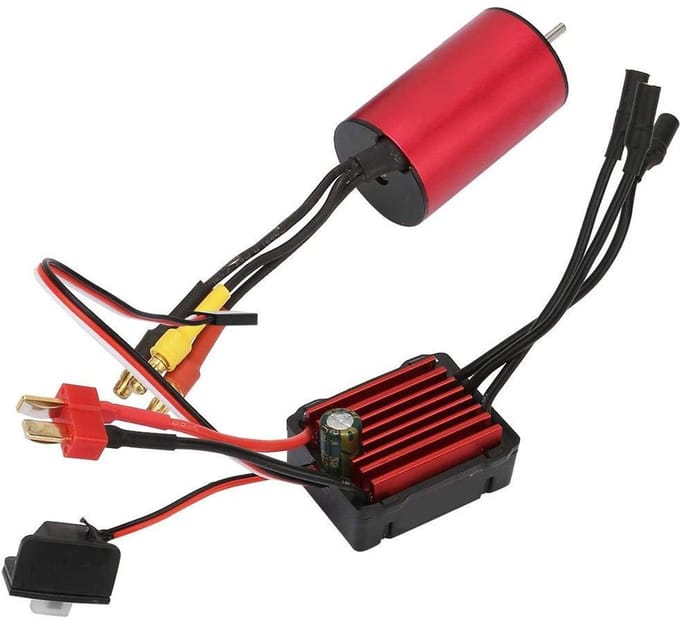 RC Auto Motor ESC - Hobby Motor - Modelbouw Voertuigen - Waterdicht Ontwerp - 4000KV - Metaal